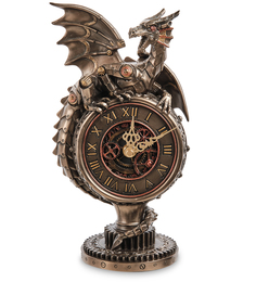 Настольные часы Китайский дракон-стимпанк Veronese