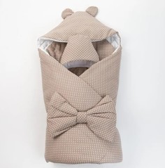 Конверт на выписку «Мишутка кофе», 3 предмета, бязь Моему малышу