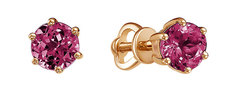Серьги из красного золота с рубином Империал S0976-104 Imperial