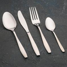 Набор столовых приборов Magistro, 24 предмета, цвет серебряный No Brand