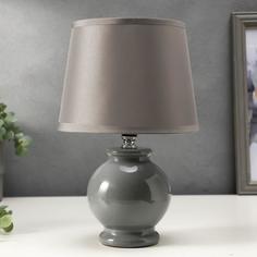 Лампа настольная 16144/1BL E14 40Вт серый 17,5х17,5х27 см No Brand