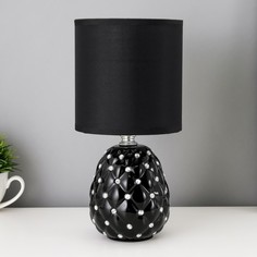 Настольная лампа 16853/1BK E14 40Вт черный 13х13х30 см No Brand