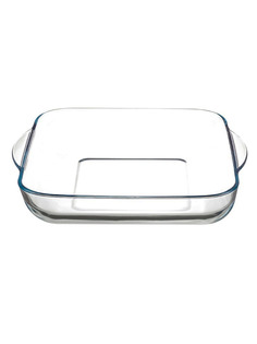 Форма для запекания стеклянная квадратная 3500 мл BORCAM