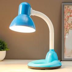 Лампа настольная 16112/1BL E27 40Вт голубой 14,5х16,5х42 см No Brand