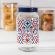 Банка для сыпучих продуктов «Мозаика», 1 л No Brand