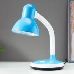 Лампа настольная 16113/1BL E27 40Вт голубой 14,5х16,5х40,5 см No Brand