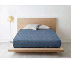 Простыня обычная Ночь Нежна из поплина, Мрамор компаньон;