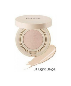 Тональный крем The Saem Eco Soul Bounce Cream Foundation 01 Light Beige 15 г