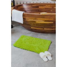 Коврик прямоугольный «Пушистик», 50×80 см, цвет фисташковый No Brand