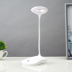 Настольная лампа сенсорная 16749/1 LED 2Вт 6000К USB АКБ белый 13х11х39 см No Brand