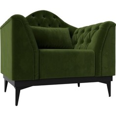 Кресло Лига Диванов Флорида микровельвет зеленый (112299)