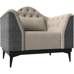 Кресло Лига Диванов Флорида рогожка бежевый\серый (112317)