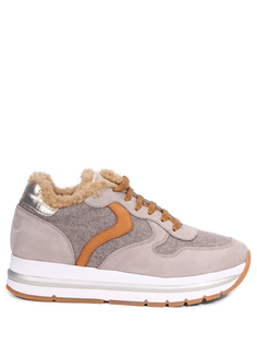 Кроссовки комбинированные на меху Voile Blanche