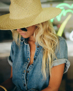 Женская Шляпа От Солнца Salty Blonde Sun Rays Billabong