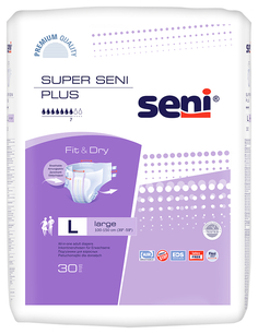 Подгузники для взрослых Super SENI plus large, 30 шт.