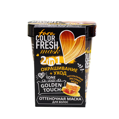 Маска для волос Fara Color Fresh оттеночная golden touch золотистый блонд 7826939