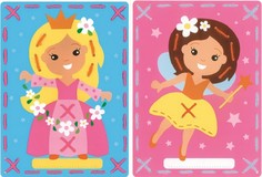 Набор для вышивания VERVACO "Фея и принцесса"на перфорированной бумаге арт.PN 0157764