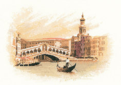 Набор для вышивания крестом HERITAGE Мост Риальто арт.JWRI1070E