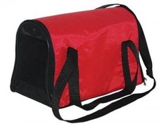 Сумка-переноска Дарэлл ЧИП Саквояж №4, жесткая, красная, 51x29x29 см