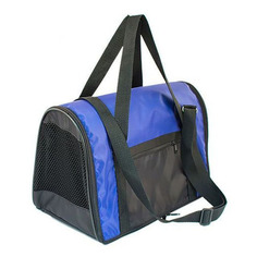 Сумка-переноска Дарэлл ЧИП конверт-туннель №2, раскладная, васильковая, 41x25x28 см