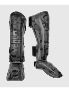 Щитки Venum Elite Black/Dark Camo (XL)