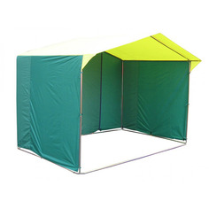 Палатка Митек Домик 3.0х2.0 К (желто-зеленый)