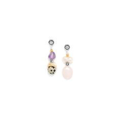 Серьги из бижутерного сплава с культивированным жемчугом Nature Bijoux NB22.2-12-78000