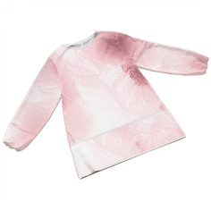 Фартук детский JoyArty Розовый дым с рукавами от 3 до 4 лет