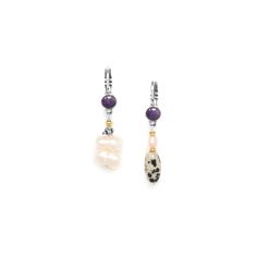 Серьги из бижутерного сплава с культивированным жемчугом Nature Bijoux NB22.2-12-78008