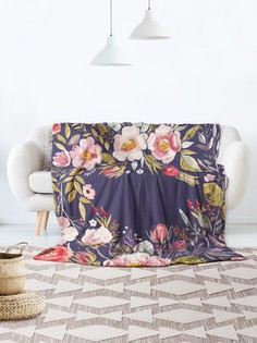 плед 150x200 (велсофт) Ambesonne Букет из полевых цветов на диван или кресло