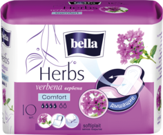 Прокладки гигиенические Bella Herbs verbena сomfort 10 шт. экстр вербены