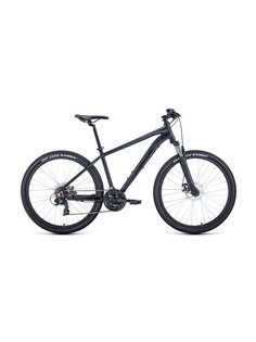 Велосипед 27,5" Forward Apache 27,5 2.0 disc AL Черный матовый/Черный 20-21 г 15"