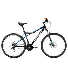 Велосипед Stark22 Slash 27.1 D черный/голубой рама S(16")(HQ-0009372)