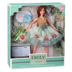 Кукла Emily Принцесса с аксессуарами, пышное платье, шарнирные руки/ноги, JB0207549 Amore Bello