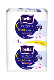 Прокладки Bella Perfecta ultra night extra soft 14 шт.