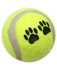 Игрушка для кошек HOMECAT Мяч теннисный желтый, 6.3 см