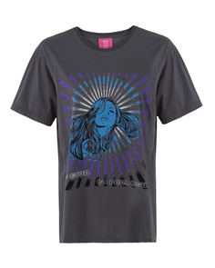 Футболка женская ONE TEASPOON 24756g серая XS