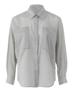 Блуза женская Peserico S06092 серая 40 IT