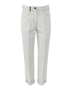 Джинсы женские Peserico P04052LU белые 42 IT