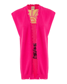 Жилет женский NUDE 1101721 розовый 40 IT