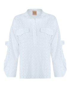 Блуза женская NUDE 1103744.2022 белая 40 IT