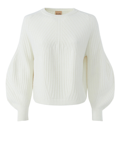 Джемпер женский NUDE 1101028.22 белый 44 IT