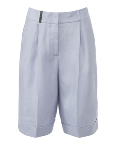 Шорты женские Peserico P04642 фиолетовые 42 IT