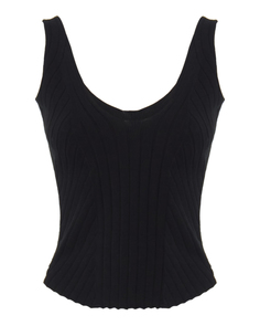 Топ женский NUDE 1101029.22 черный 40 IT