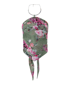 Топ женский Blumarine 2C058A зеленый 40 IT