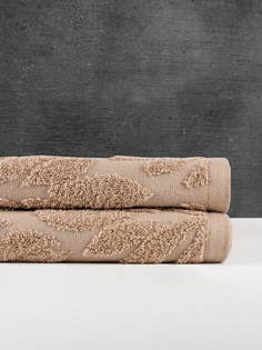 Flowers (беж) 50х90 Полотенце Жаккард Sofi de Marko