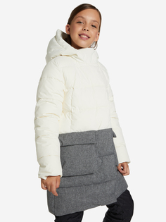 Куртка утепленная для девочек Outventure, Белый, размер 158