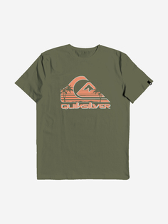 Футболка мужская Quiksilver Summer Dayz Flaxton, Зеленый, размер 52