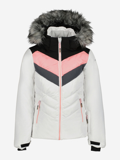 Куртка утепленная для девочек IcePeak Lovell, Белый, размер 128