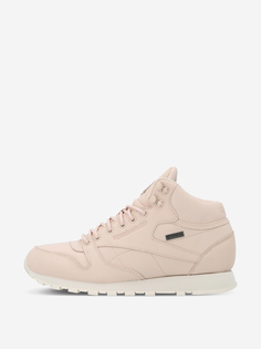 Кроссовки женские Reebok Classic Leather Mid GTX-THIN, Розовый, размер 35.5
